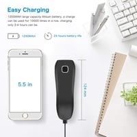 NETUM C990 Bluetooth QR kódolvasó - Vezeték nélküli vonalkód szkenner iPhone, Android és PC-hez 5