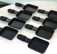 Hengbo 8 részes mini raclette serpenyő szett tapadásmentes bevonattal 7