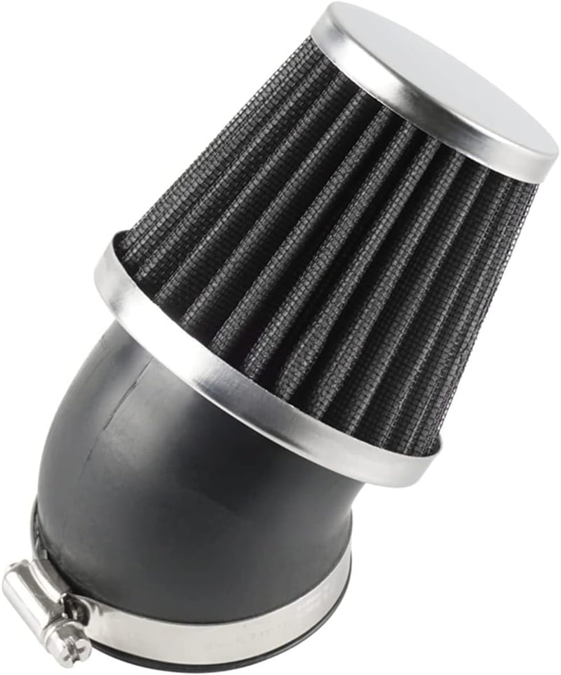 Univerzális 45°-os Motorkerékpár Légszűrő, 34-36mm, Fekete - Evermotor