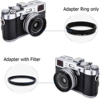 Fujifilm X100 sorozat és X70 napellenző UV szűrővel - LH-X100 helyettesítő 4