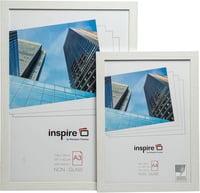 Hampton Frames Bergen A3 Fehér Képkeret - 30x42 cm Falra Szerelhető Plexiüveges Fotókeret Poszterhez, Álló és Fekvő Elrendezéshez 5