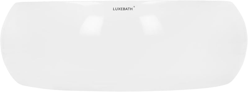 ECD Germany Kerek Mosdókagyló - 350 x 120 mm - Fehér Kerámia - Modern Fürdőszobai Mosdó - Padlóra Szerelhető - Lefolyó Nélkül