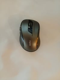 Mouse wireless Rapoo M500 Silent, butoane silențioase, 1600 DPI, design ergonomic, receptor nano USB, negru - utilizat 2