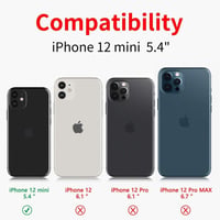 Apple iPhone 12 Mini Védőszett: Sötétrózsaszín Szilikon Tok + Kijelzővédő 2