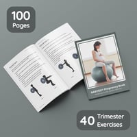 BABYGO® Kismama Fitnesz Labda 65cm - Nude Színű, Irodai és Jógahasználatra, 1000kg Teherbírású 5
