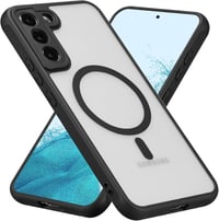 RALEAVO Samsung Galaxy S22 Plus 5G MagSafe-kompatibilis ütésálló matt tok - fekete 1