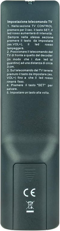 ALLIMITY Univerzális Távirányító Humax Tivumax Lite HD-3801S2 HD-3601S2 HD-3800S2 HD-3600S2 Készülékekhez - Programozás Nélküli Infravörös V 4