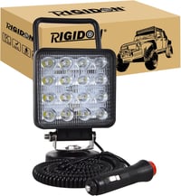 RIGIDON 48W LED munkalámpa mágnestalp, 4" offroad fényszóró autóhoz, terepjáróhoz, traktorhoz 1