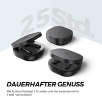 SoundPEATS TrueAir2 Fehér Vezeték Nélküli Fülhallgató 4 Mikrofonnal, 25 Órás Üzemidővel 6