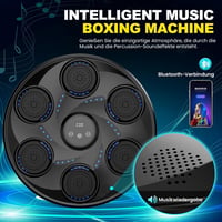 LeuKoles Bluetooth Boxgép LED Világítással - Fali Elektronikus Edzőgép 9 Sebességi Móddal, Boxkesztyűkkel és Számláló Funkcióval 2