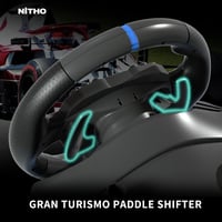 NITHO Drive Pro ONE Versenyszimulátor Kormány Pedálokkal és Váltóval, 270 Fokos Holtpont Nélküli PC Játékkormány Windows Szimulációs Játékok - Drive Pro ONE PC 8