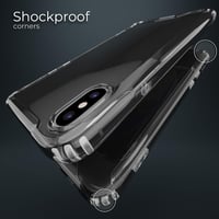 Apple iPhone X/XS Átlátszó Védőtok - Ütésálló TPU Kerettel 2