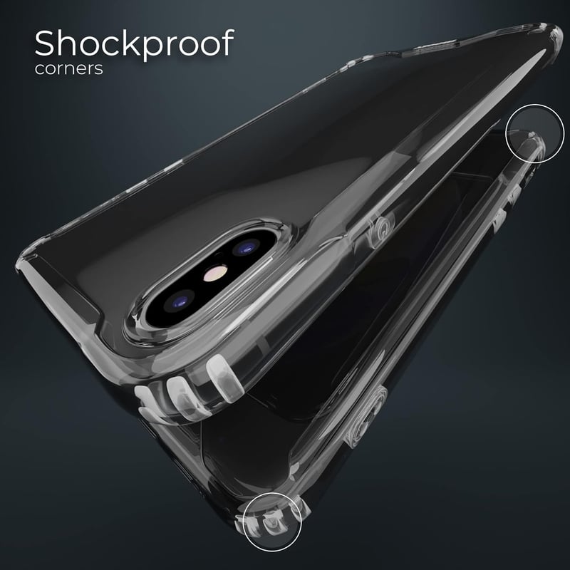 Apple iPhone X/XS Átlátszó Védőtok - Ütésálló TPU Kerettel
