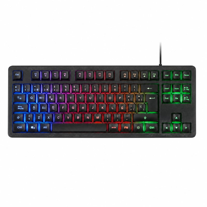Mars Gaming MK023 TKL gaming tipkovnica, H-Mech hibridna — Na proizvodu su vidljivi lagani tragovi korištenja (stanje: vidi 2. sliku)