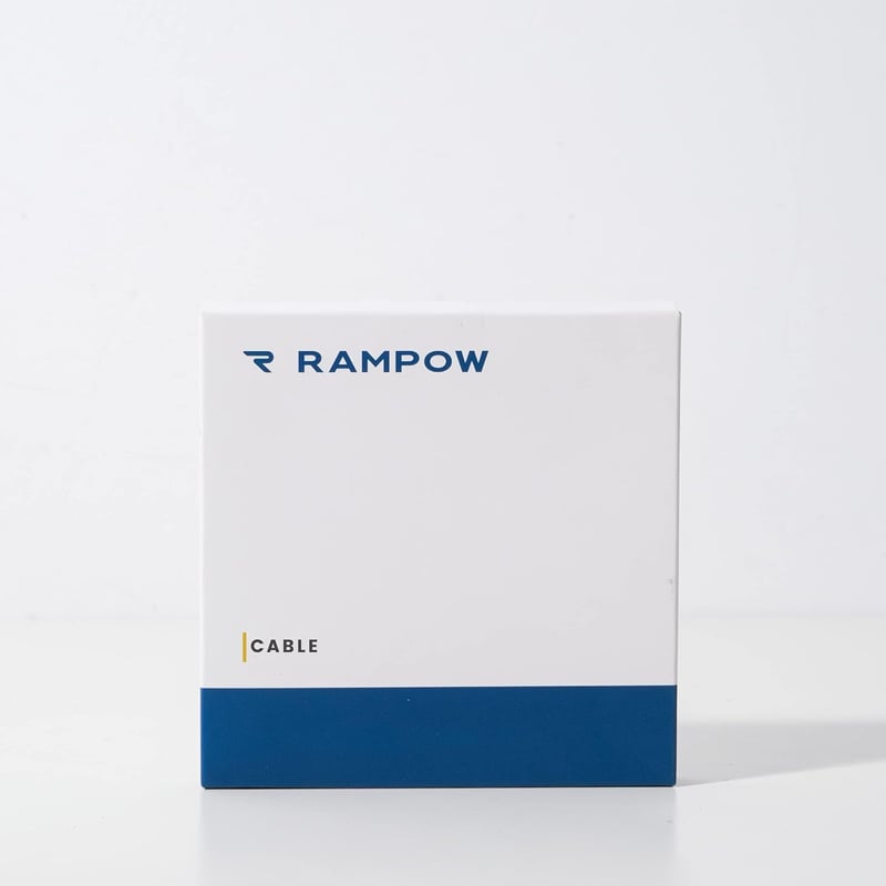 RAMPOW Apple MFi USB-C Lightning kábel, gyorstöltés iPhone 14/13/12-höz - 1m, fehér