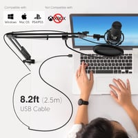 FIFINE USB Streaming Mikrofon Karral - PC, PS4, PS5, MAC Kompatibilis, Popszűrővel 3