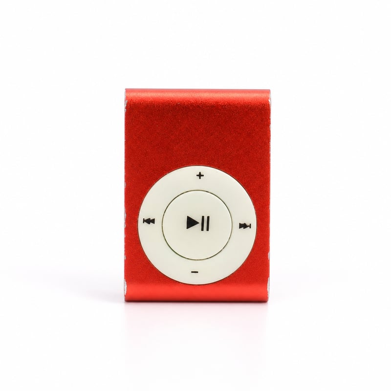 Ghzste mini MP3 player, prijenosni digitalni media player, USB 2.0, 3,5 mm utor, s kvačicom — bez kabela za punjenje (stanje: vidi 2. sliku)