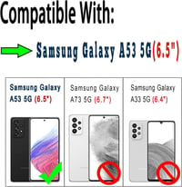 Samsung Galaxy A53 5G Barna Bőr Tok Kártyatartóval, Mágneses 2