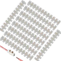 Aprilye 380V 30A Fehér Dupla Soros Csatlakozósín Szett 10 Darabos 1