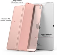 MoKo iPad Air 3 / Pro 10.5 Bőrtok - Rózsaarany, Automata Alvó Funkcióval 2