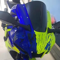 WENY1 Motorkerékpár Szélvédő Yamaha YZF R1 2020-2023 Modellekhez - Fekete Légterelő Plexi, Véd a Szennyeződésektől 4