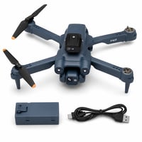 FAKJANK F407 dron s 4K dvostrukom kamerom, 360° detekcija prepreka — neispravan, za dijelove: jedan rotor ne radi (stanje: vidi 2. sliku) 1