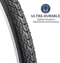YunSCM 700C defektmentes kerékpárgumi szett 28x1.40, 2 db belső gumival, versenykerékpárhoz 5