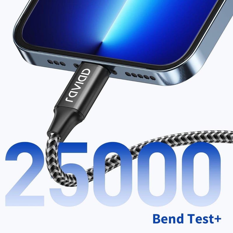 iPhone Lightning Gyorstöltő Kábel 2db Fekete - iPhone/iPad Kompatibilis
