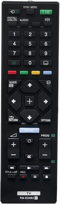 ALLIMITY RM-ED062 Távirányító Sony Bravia TV-hez - Kompatibilis KD-43XE7077, KDL-40R353B és más modellekkel - 10m Hatótávolság - Ergonomikus 2