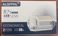 ALQFFHL R7S LED lámpa 118mm, szabályozható, 50W, 3000K meleg fehér, 4000lm, halogén helyettesítő 8