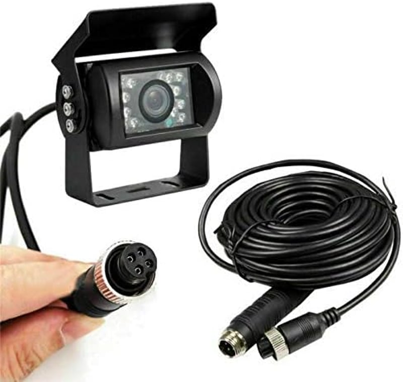 Baceyong 170°-os HD CCD Tolatókamera 18 LED-del, Teherautókhoz, 10m Kábellel