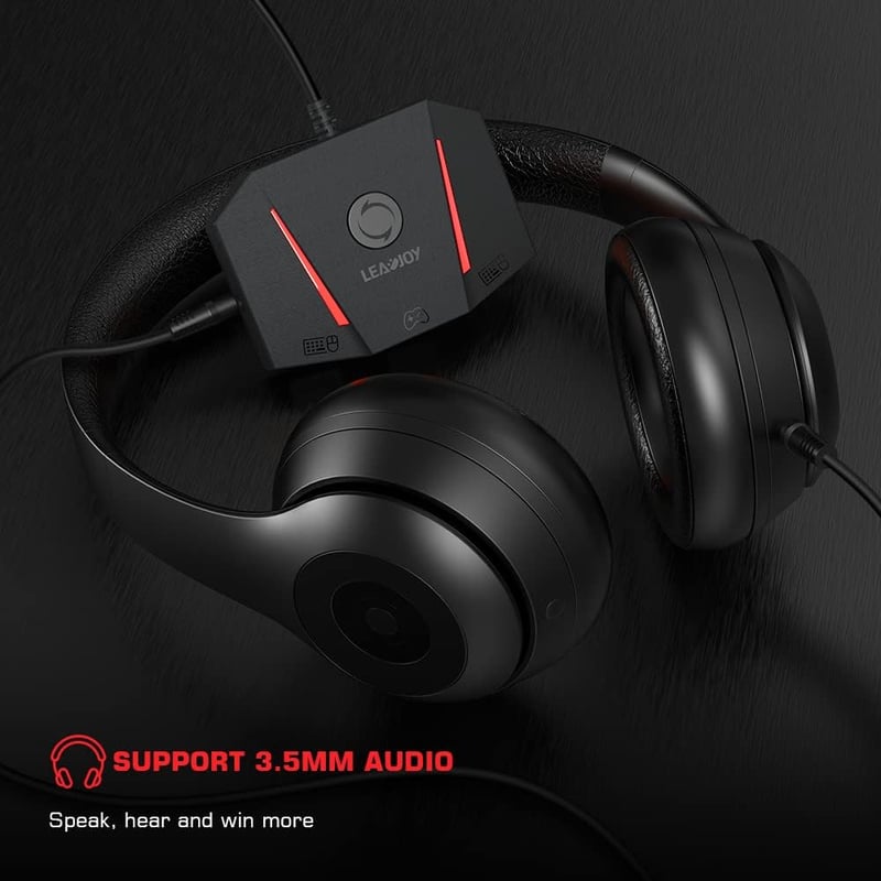 leadjoy VX2 AimBox Adapter - Egér és Billentyűzet Átalakító Nintendo Switch/PS4/PS5/Xbox Konzolokhoz - 3.5mm Audio Csatlakozóval FPS Játékok