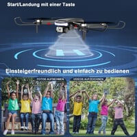 Wipkviey B15 Drón 4K Kamerával - Kefenélküli Motoros FPV Összecsukható Quadkopter 36 Perces Repülési Idővel, 2 Akkumulátorral, Kezdőknek és  6