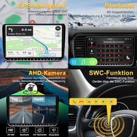 VW Golf, Passat, Polo, Tiguan 9" Android 12 autórádió GPS-szel, CarPlay-jel, 64GB 4