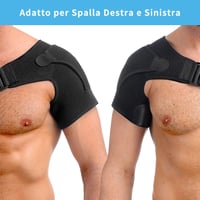 Állítható neoprén vállrögzítő szalag, fájdalomcsillapító, bronz 2