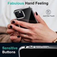 iPhone 12/12 Pro Átlátszó Ultravékony Karcálló Szilikon Védőtok 4
