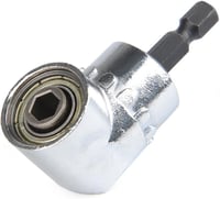TIMESETL 105° Szögfúró Adapter - Mágneses Bittartó, 1/4" Gyorscsatlakozóval, Rozsdamentes Acél Sarokfúró Feltét Fúrógéphez, Nehezen Elérhető 3