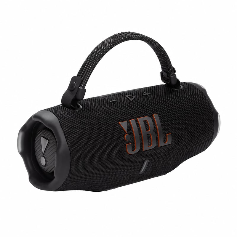 Boxă portabilă Bluetooth JBL Charge 6 neagră – defectă, funcționează parțial: muzica se oprește după 2-3 secunde (stare: vezi imaginea nr. 2)