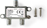 Nedis SCOM100ME Műholdas Soft 2 az 1-ben F csatlakozó VHF/UHF: 5 – 860 MHz Műhold: 950 – 2