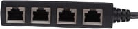 Yosoo 4 portos RJ45 CAT7 Ethernet elosztó adapter hálózatokhoz 8