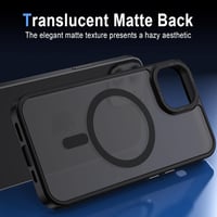 iPhone 12/12 Pro XTCASE mágneses tok MagSafe-kompatibilis - Matt fekete 5