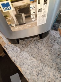 Coș de gunoi cu pedală KIS Chic Bin 45 L, culoarea oțelului, 44,5x29x60,5 — defect, funcționează parțial: lipsește pedala pentru deschiderea capacului (stare: vezi poza a 2-a) 2