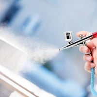 Cocoarm Nylon Légecset Tömlő Adapter Készlet - 1,83m Flexibilis Levegőcső 1/8"-1/4" Csatlakozókkal Festékszóróhoz, Kompresszorhoz - Kék-Sárg 5