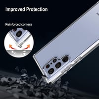 Samsung Galaxy S22 Ultra átlátszó védőtok - Kemény műanyag borítás 6