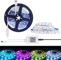 JA 5M RGB LED Szalag 150 LED 5050 SMD - 12V Tápegységgel, 44 Gombos Távirányítóval és Vevőegységgel - Dekorációs Világítás Otthonra 6