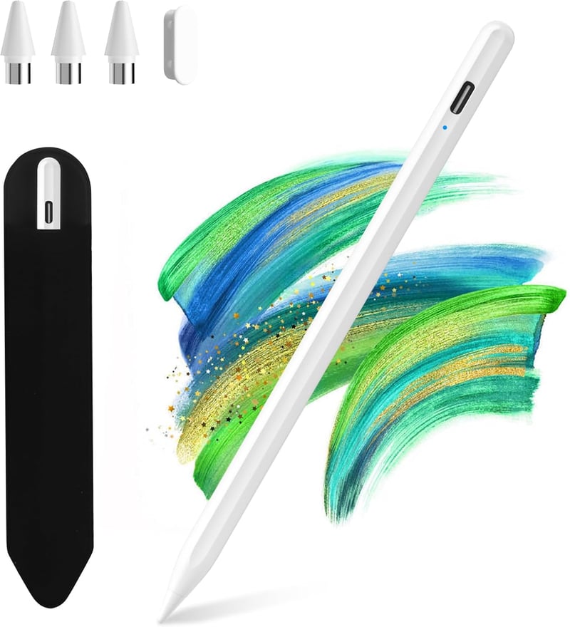 Apple iPad Érintőceruza - Mágneses Stylus Toll Rajzoláshoz, Íráshoz, Univerzális Tabletekhez