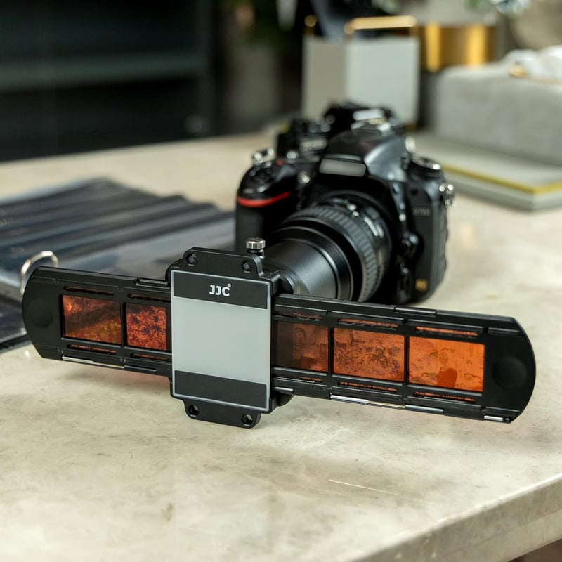 Canon, Sony, Nikon makró objektívekhez JJC ES-2 filmdigitalizáló adapter - 35mm negatív és dia JPEG-re