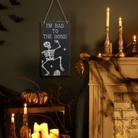 Vicces Halloween-i Fa Ajtótábla Szett - 2 db Szellemes Dekoráció 6
