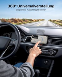 andobil Mágneses Autós Telefontartó Szellőzőrácsra MagSafe Kompatibilis - Erős N55 Mágnesekkel, Stabil Rögzítés iPhone 16/15/14/13/12 Készül 7