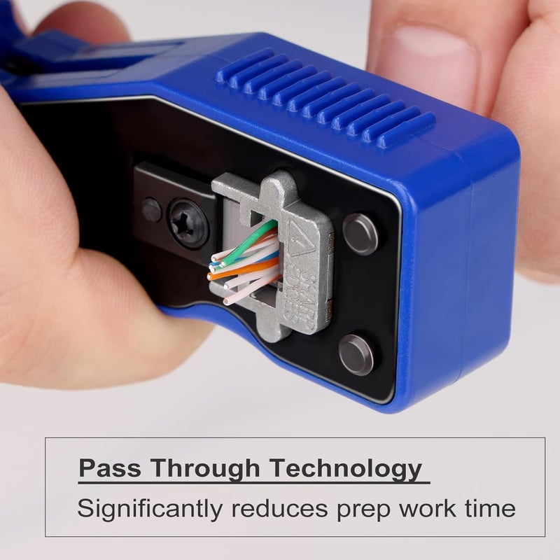 Brileine RJ45 Krimpelő Készlet Cat5e Cat6 Hálózati Kábelekhez